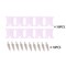 Dielianyi 14 Pcs Fabric Huggers Cross Stitch Silicone Thread Spool Holders Embroidery Sewing Cotton Reel Tidy Clips Embroidery Clips with Magnetic Fabric Clips
